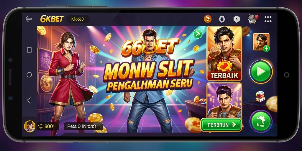 Tampilan gameplay yang mengasyikkan dan penuh warna dalam 66KBET.