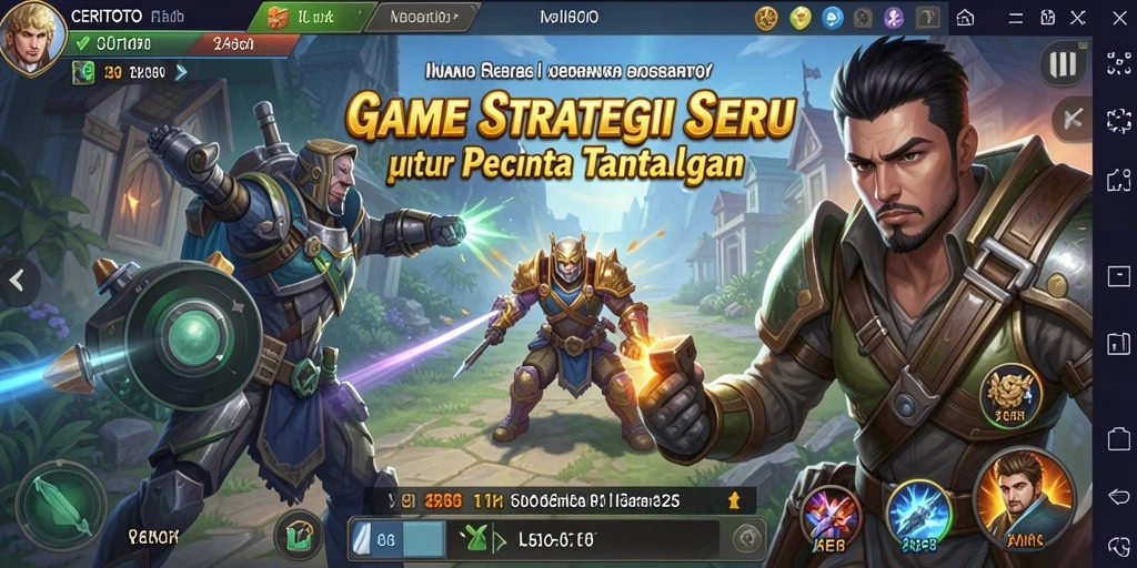 Tampilan gameplay CERITOTO yang menegangkan dan strategis.