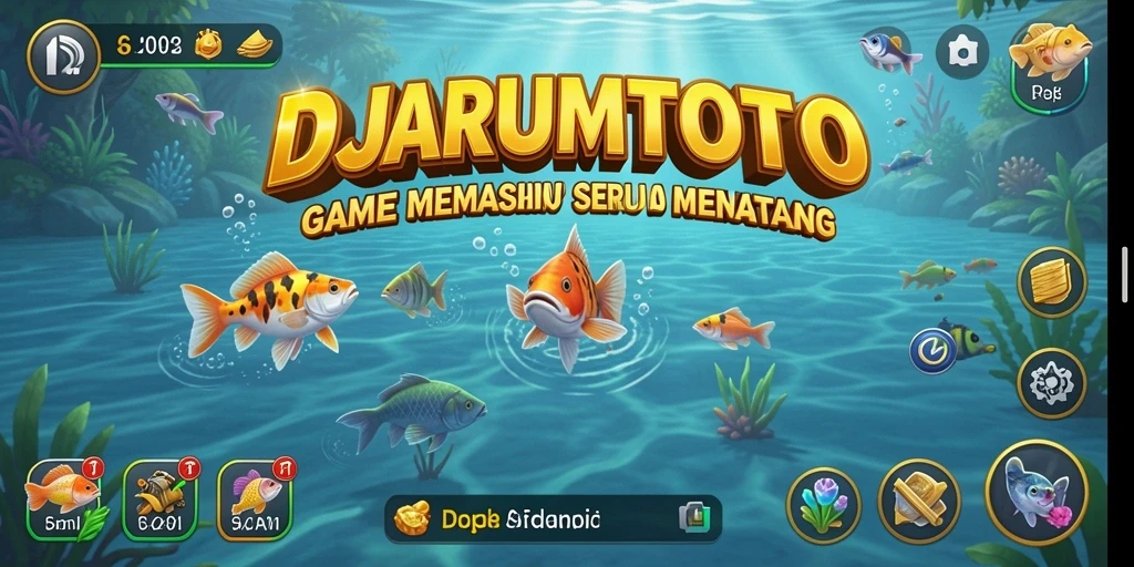 Tangkapan ikan yang menarik dari gameplay DJARUMTOTO menampilkan keseruan memancing.