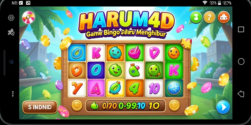 Tampilan gameplay Bingo yang seru dan interaktif