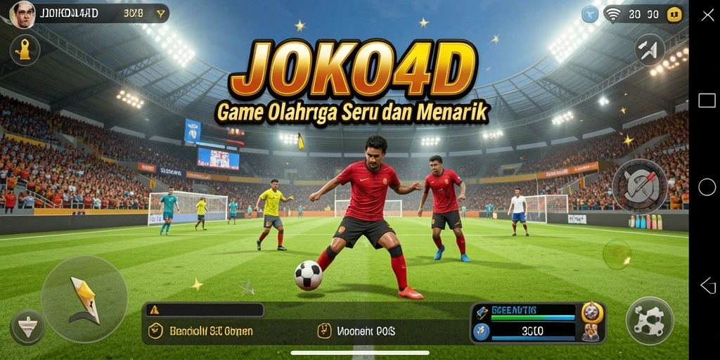 Tampilan gameplay seru dari JOKO4D dengan aksi olahraga menarik.