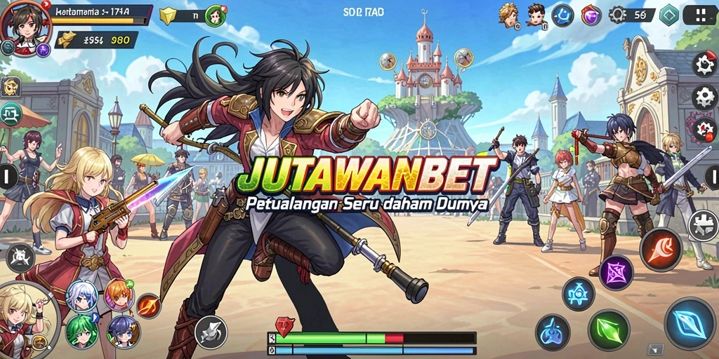 Tampilan dinamis dalam gameplay JUTAWANBET yang penuh aksi.