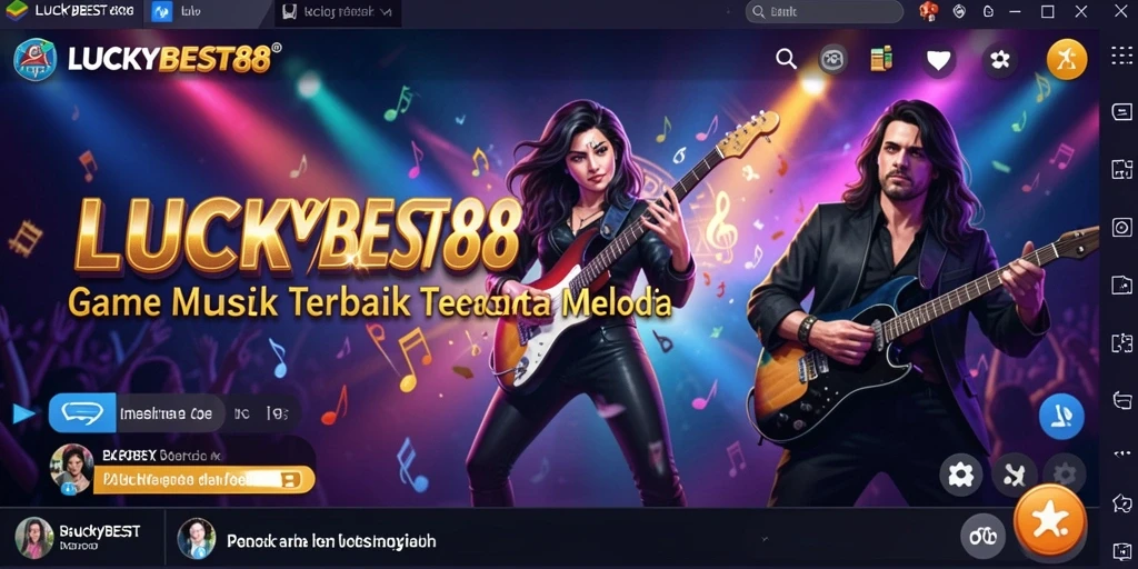 Tampilan gameplay LUCKYBEST88 yang seru dan interaktif.
