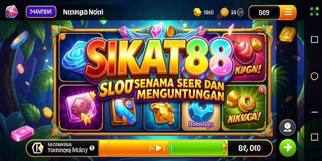 Screenshot gameplay SIKAT88 yang menunjukkan keseruan permainan Slot.