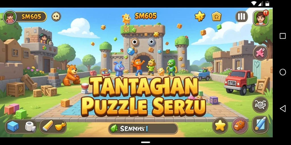 Tampilan gameplay SM605 yang menarik dan menantang.
