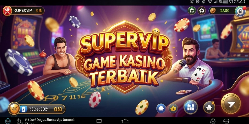 Tampilan menarik dari gameplay SUPERVIP yang seru dan mendebarkan.