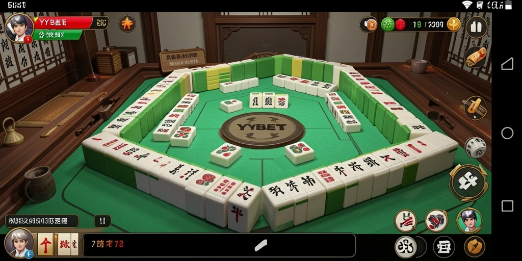 Screenshot gameplay YYBET yang menampilkan momen seru dalam Mahjong.