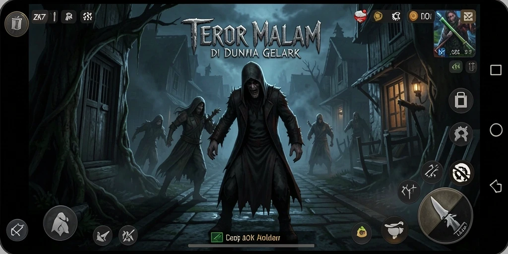 Momen gameplay menyeramkan dalam ZK7 dengan efek visual yang memukau.